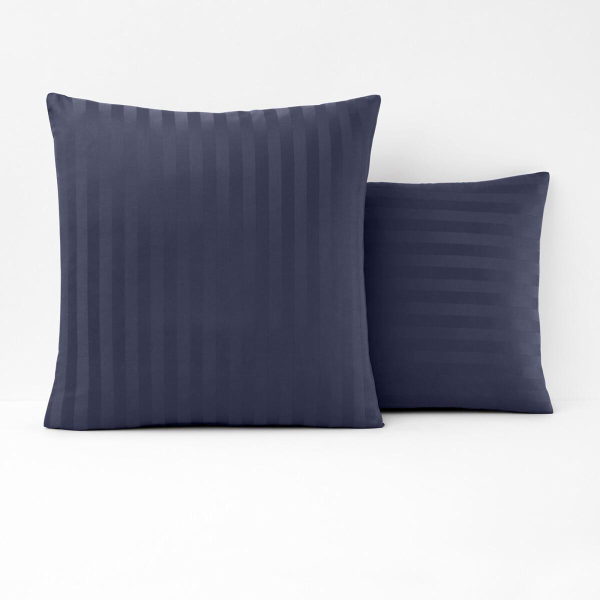 Striped Cotton Satin Pillowcase – image 2