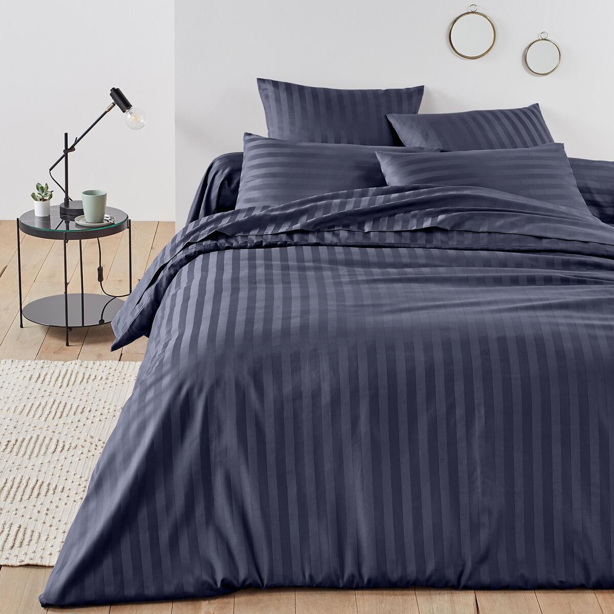 Striped Cotton Satin Pillowcase – image 4