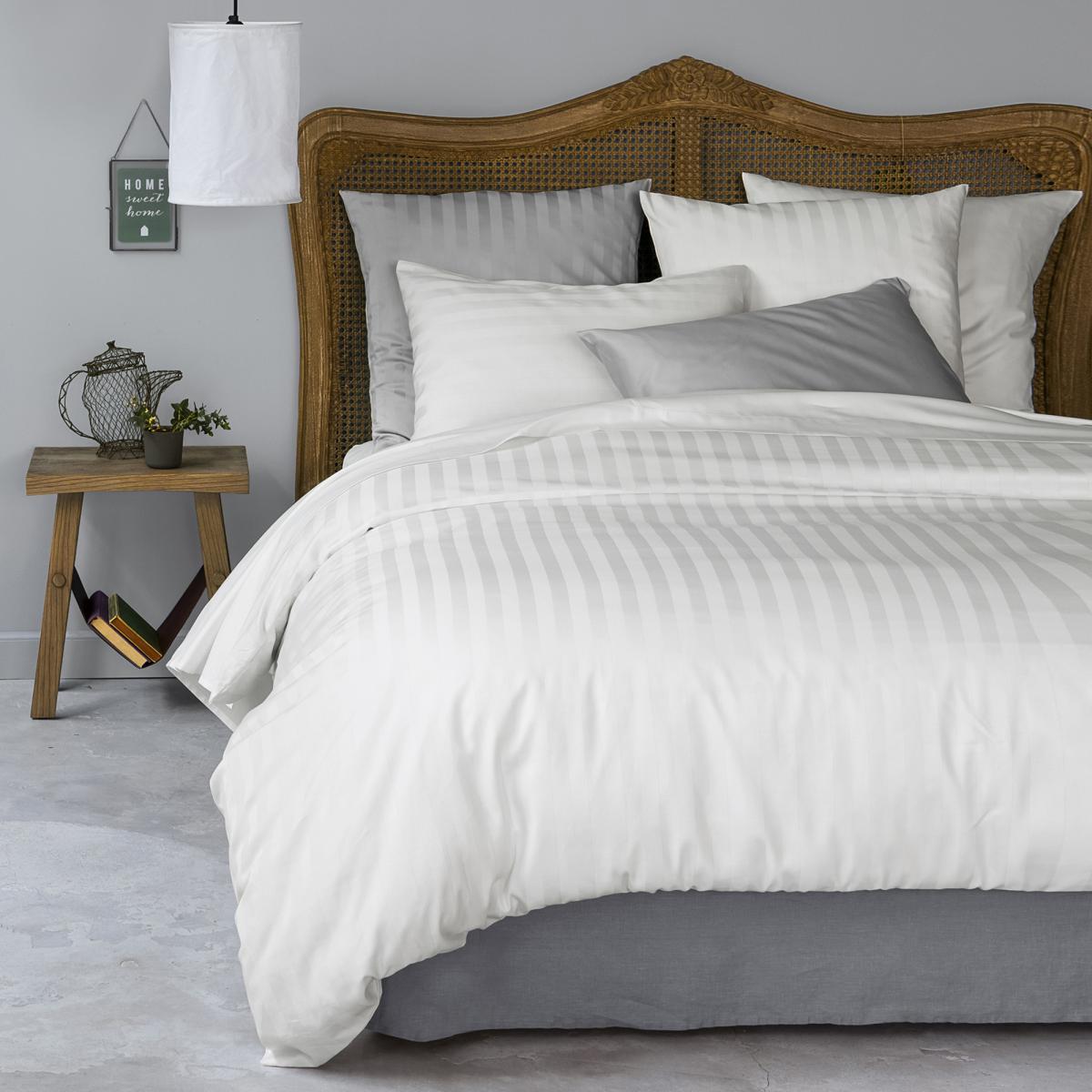 Striped Cotton Satin Pillowcase – image 7