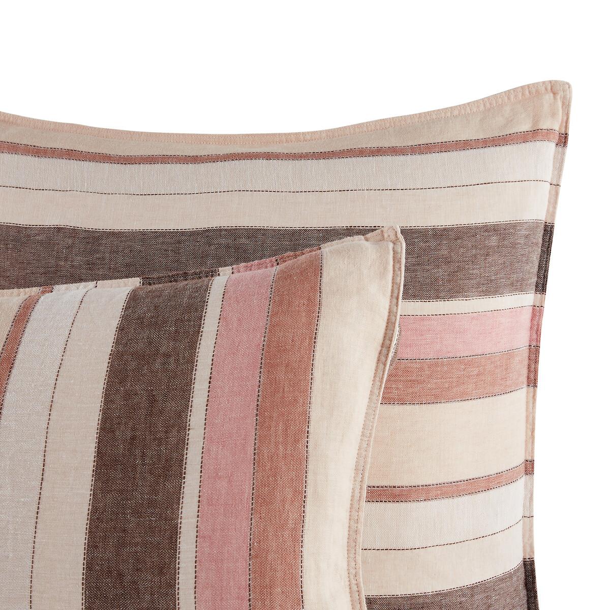 Calla Striped 100% Washed Linen Pillowcase – image 2