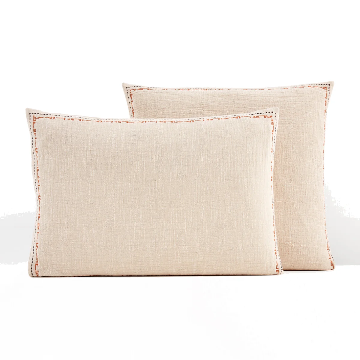 Thesari Linen and Cotton Muslin Two-Sided Pillowcase – image 1