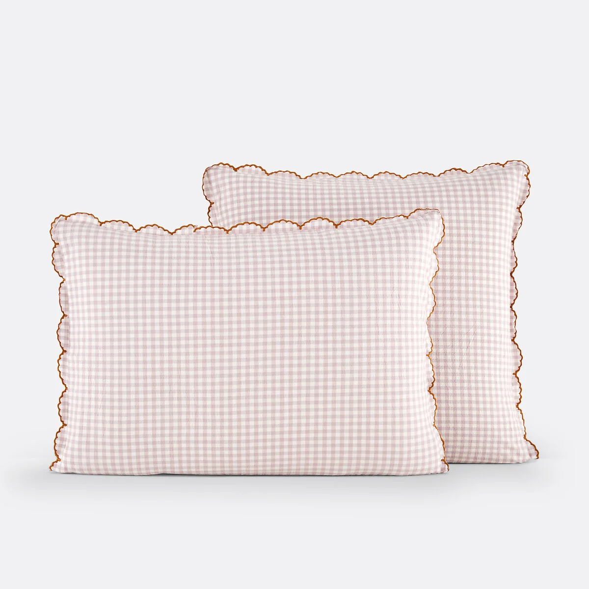 Lilou Gingham 100% Cotton Pillowcase – image 2