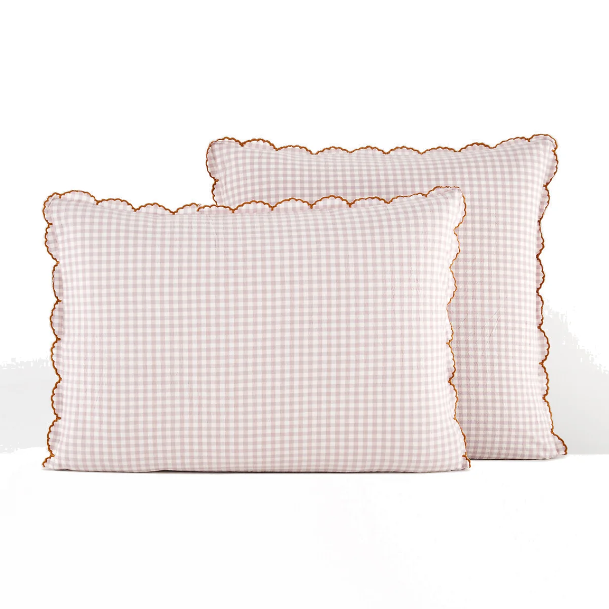 Lilou Gingham 100% Cotton Pillowcase – image 1