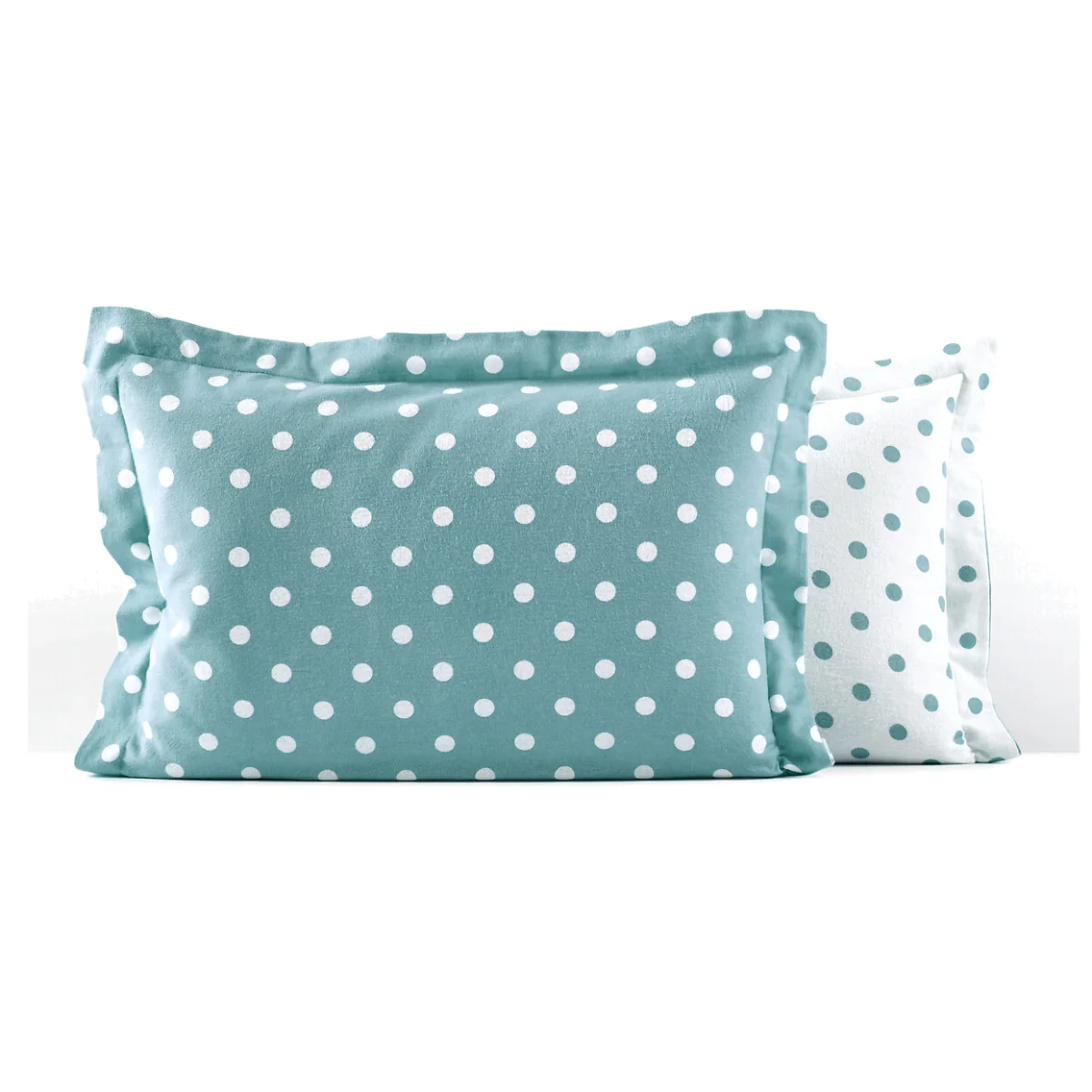 Clarisse Polka Dot 100% Cotton Flannel Pillowcase – image 1