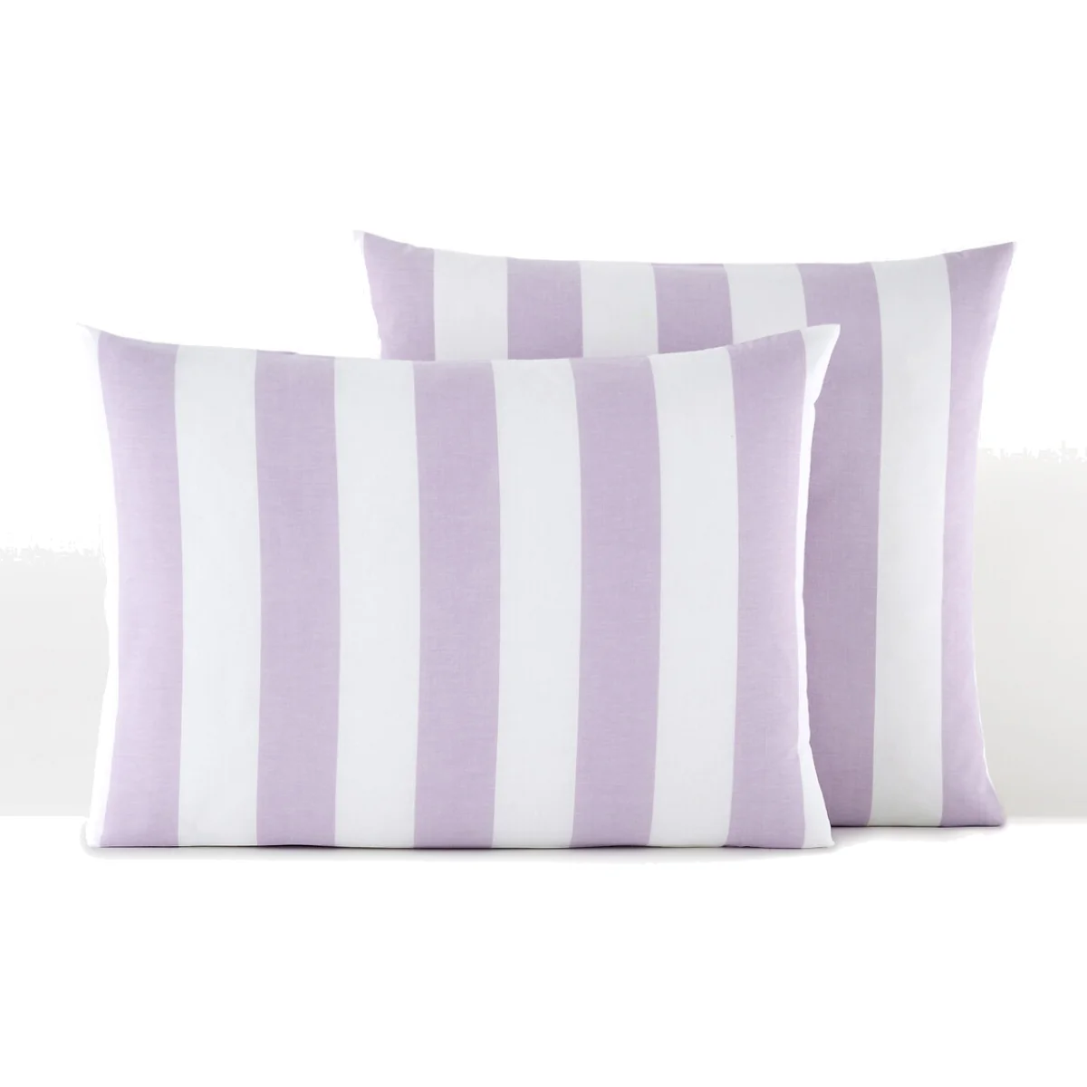 Tamori Violet Striped 100% Cotton Pillowcase – image 1