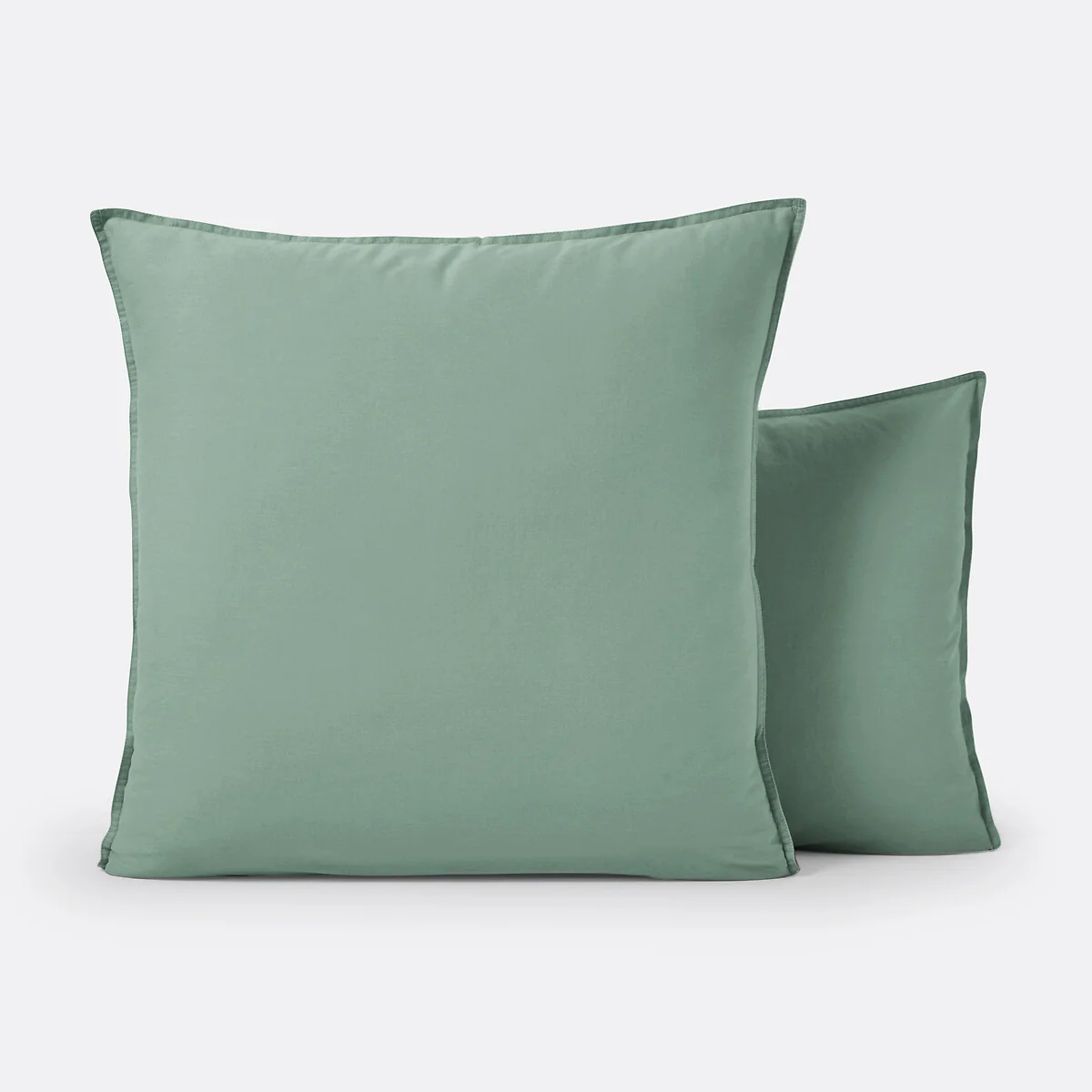 Scenario Plain 100% Washed Cotton Pillowcase – image 2
