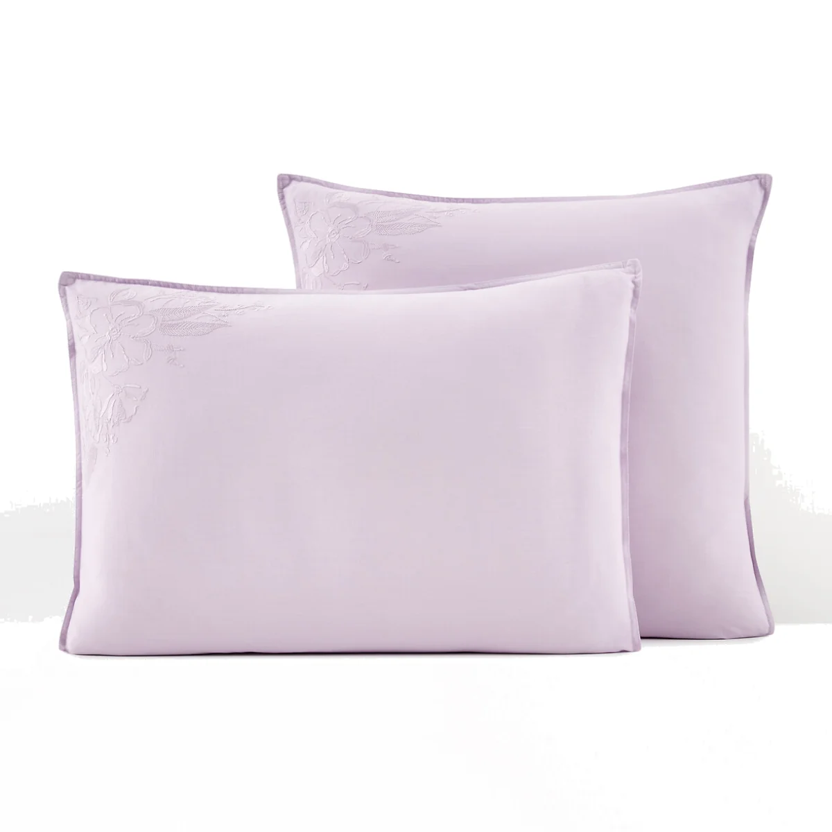 Scénario Embroidered 100% Washed Cotton Pillowcase – image 1