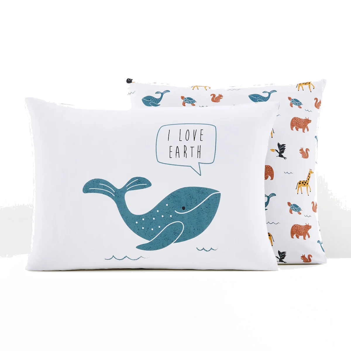 Earth Square Pillowcase in Organic Cotton – image 1