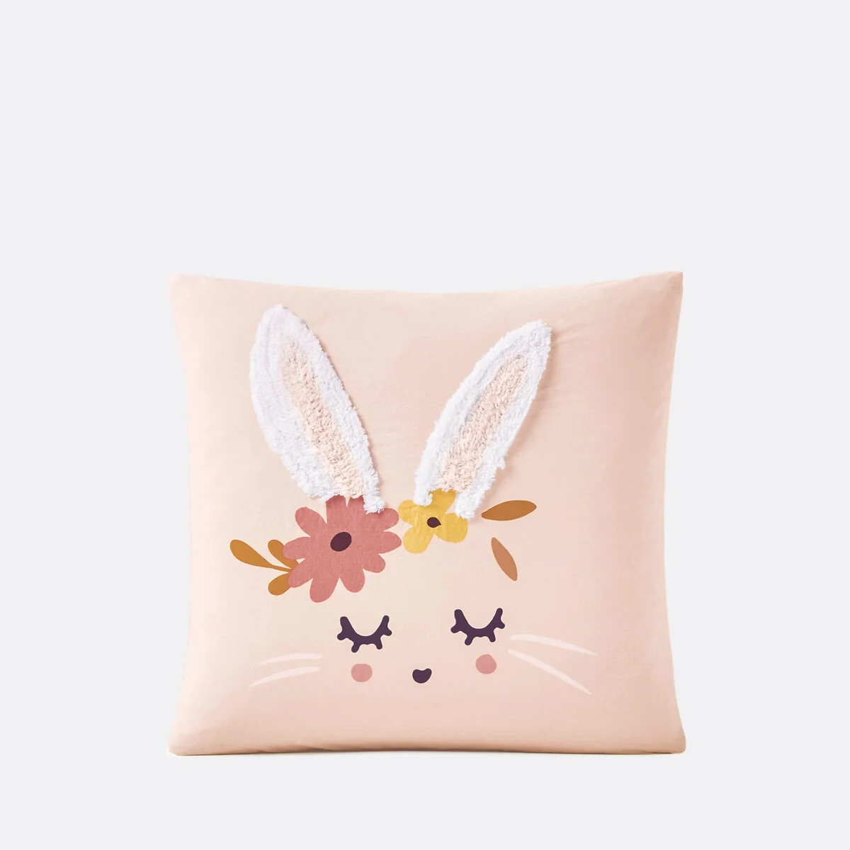 Flower Bunny Organic Cotton Pillowcase – image 2
