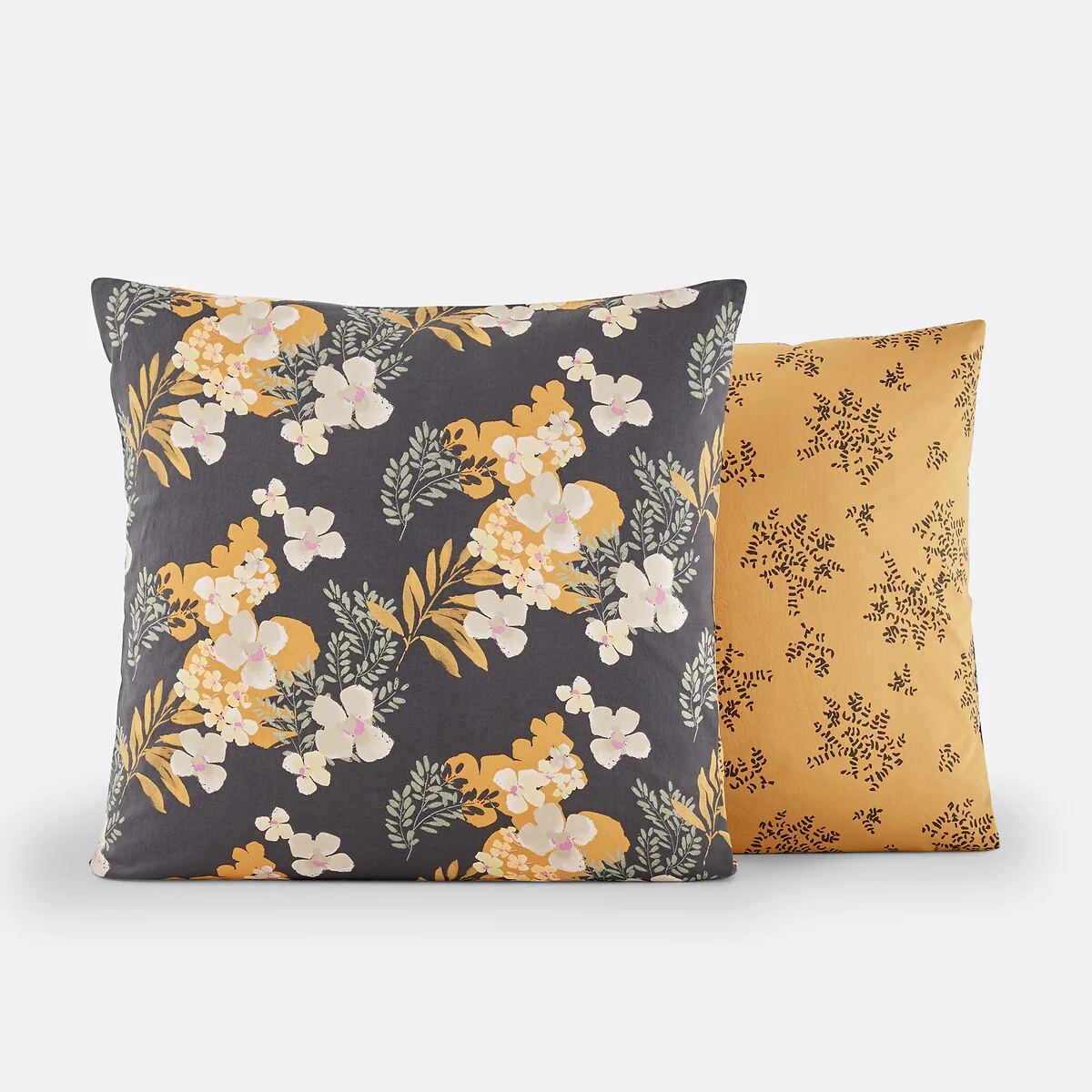 Shabby Vintage Floral 100% Washed Cotton Pillowcase – image 2