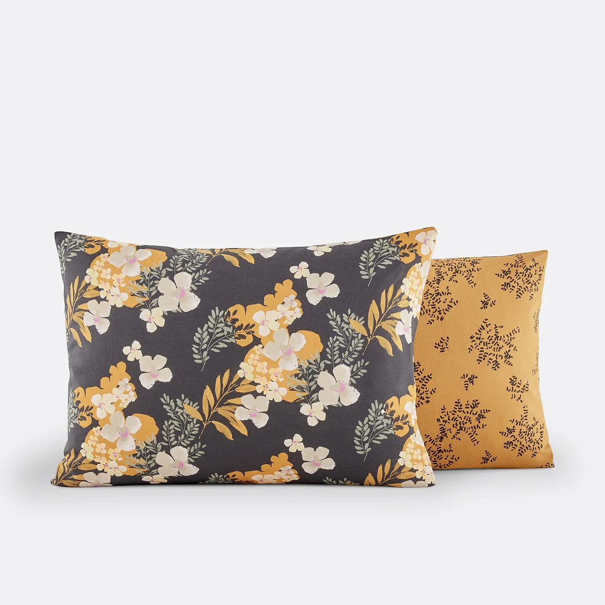 Shabby Vintage Floral 100% Washed Cotton Pillowcase – image 3