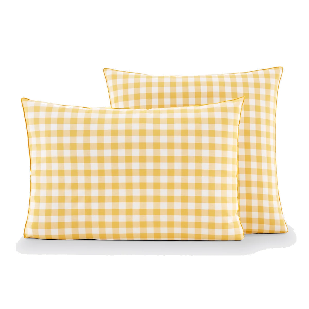 Veldi Yellow Cotton Pillowcase – image 1