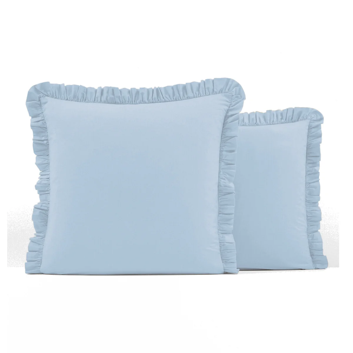 Ruffle 100% Washed Cotton Pillowcase – image 1