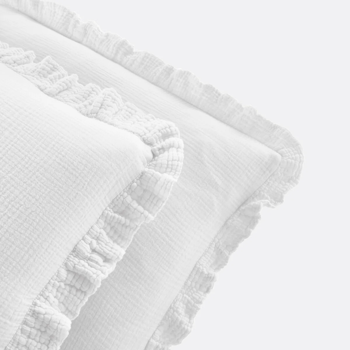 Kumla Plain 100% Cotton Muslin Pillowcase – image 3