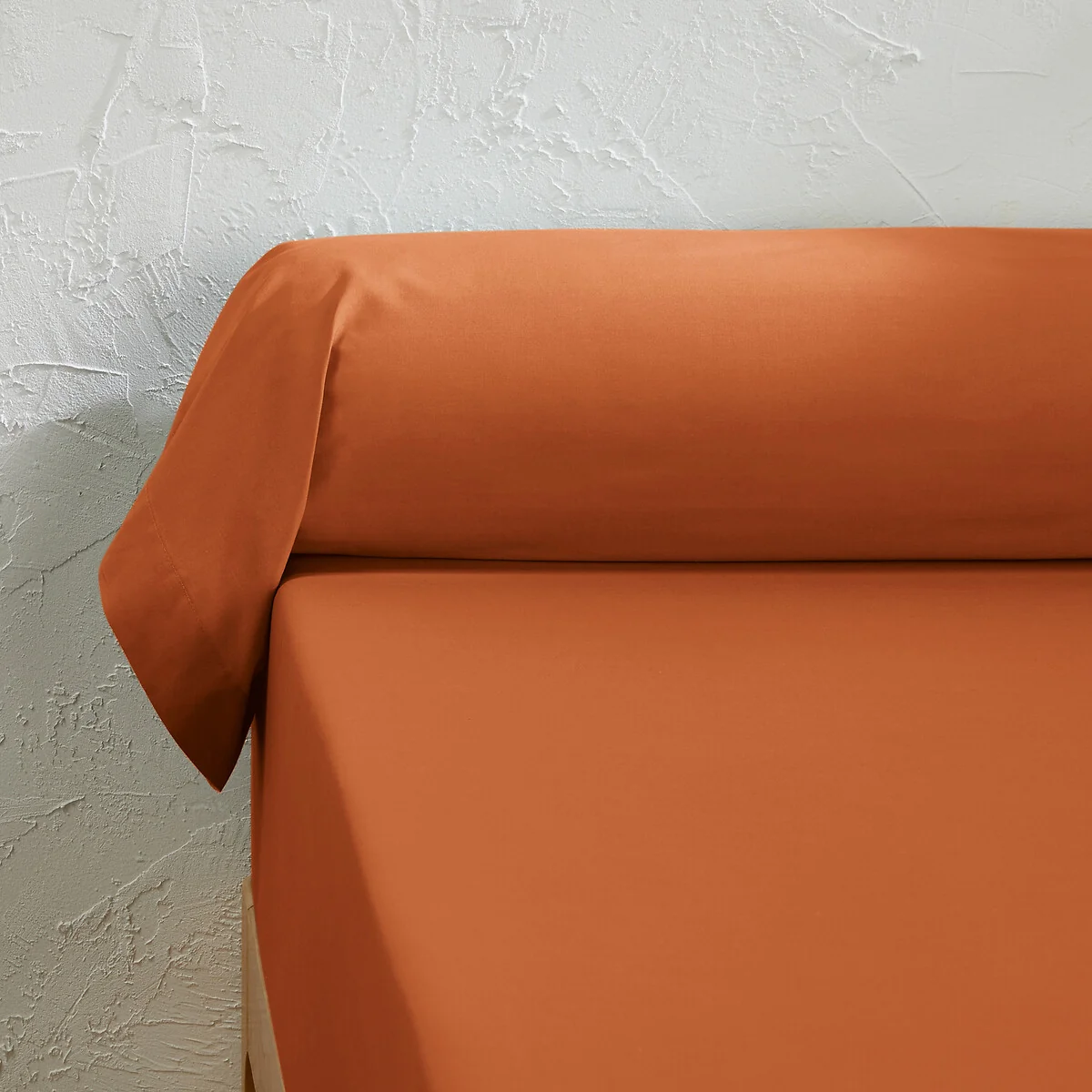 Best Quality Plain 100% Cotton Percale 200 Thread Count Bolster Pillowcase – image 1