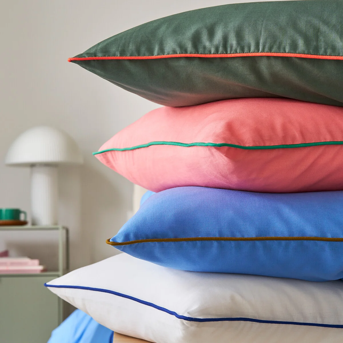 Macha Plain Cotton Pillowcase – image 7
