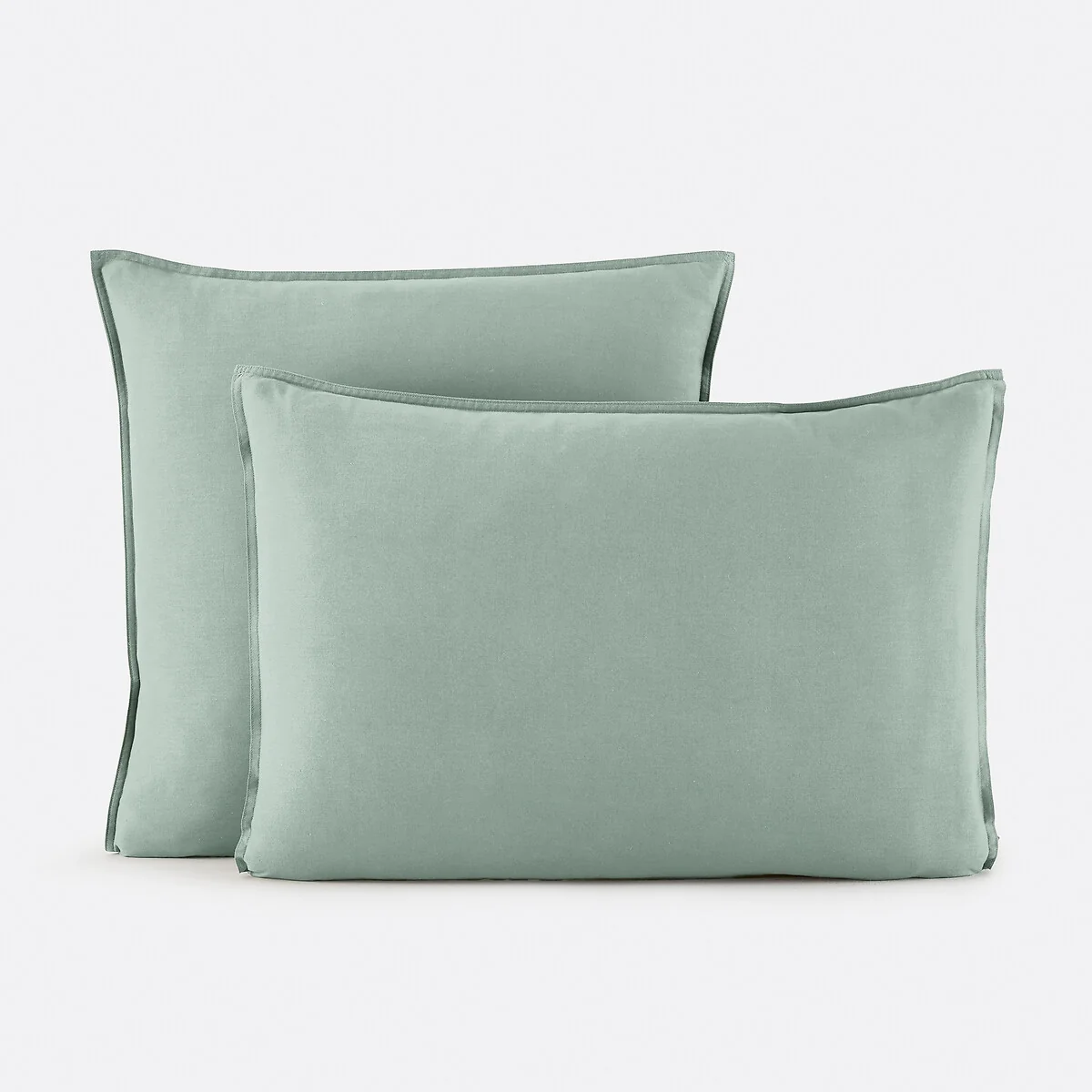 Scenario Plain 100% Washed Cotton Pillowcase – image 2