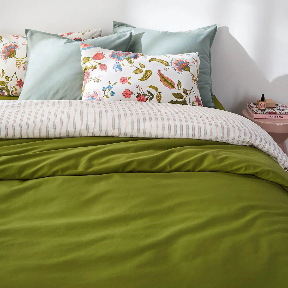 Scenario Plain 100% Washed Cotton Pillowcase – image 3