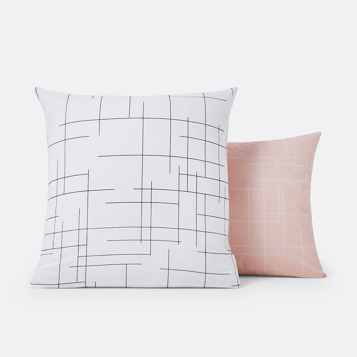 Charline Graphic Reversible 100% Cotton Pillowcase – image 2