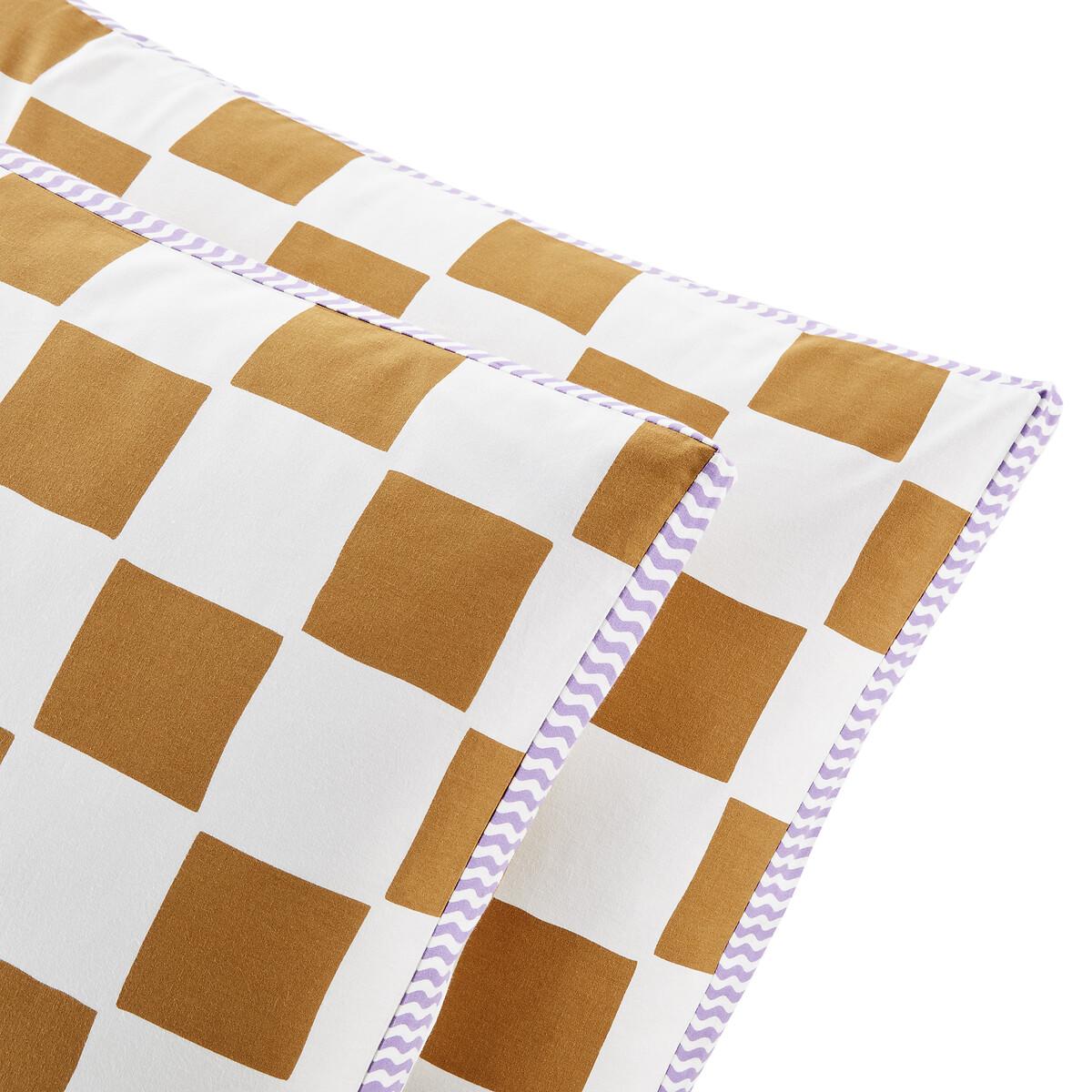 Lismore Checkerboard 30% Recycled Cotton Pillowcase – image 2