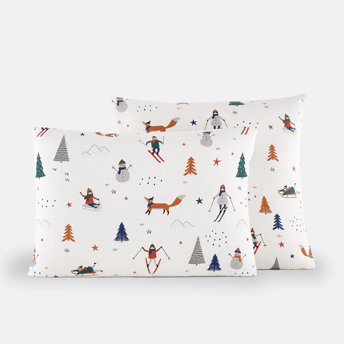 Shuss Winter 100% Cotton Flannel Pillowcase – image 2