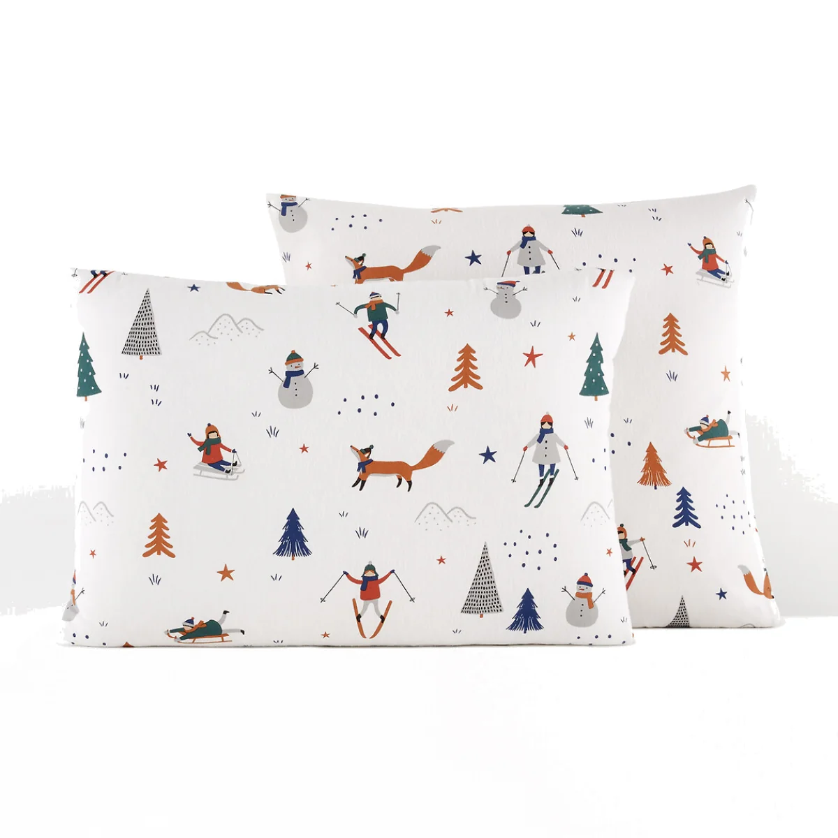 Shuss Winter 100% Cotton Flannel Pillowcase – image 1
