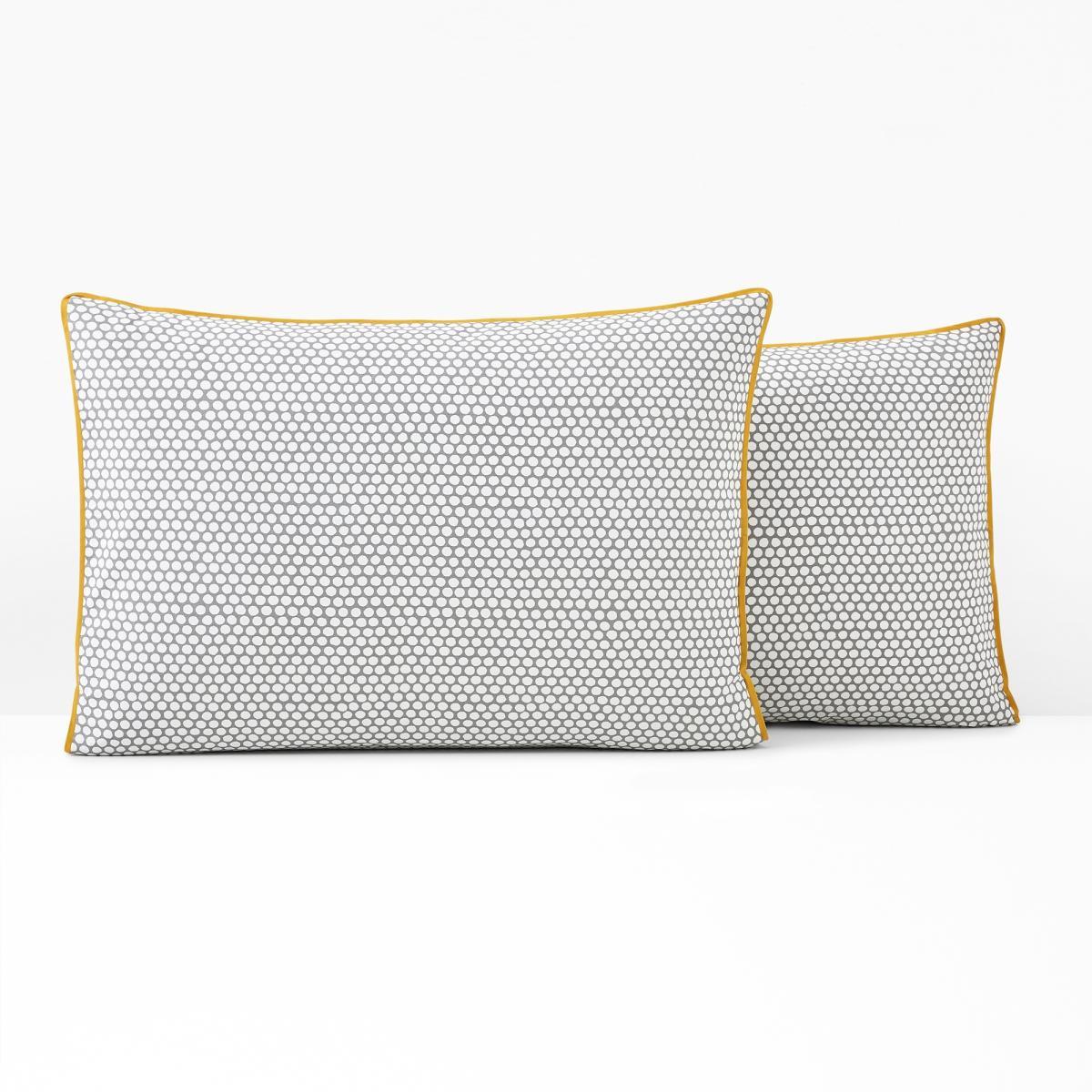 Duo Geometric Cotton Percale 180 Thread Count Pillowcase – image 2