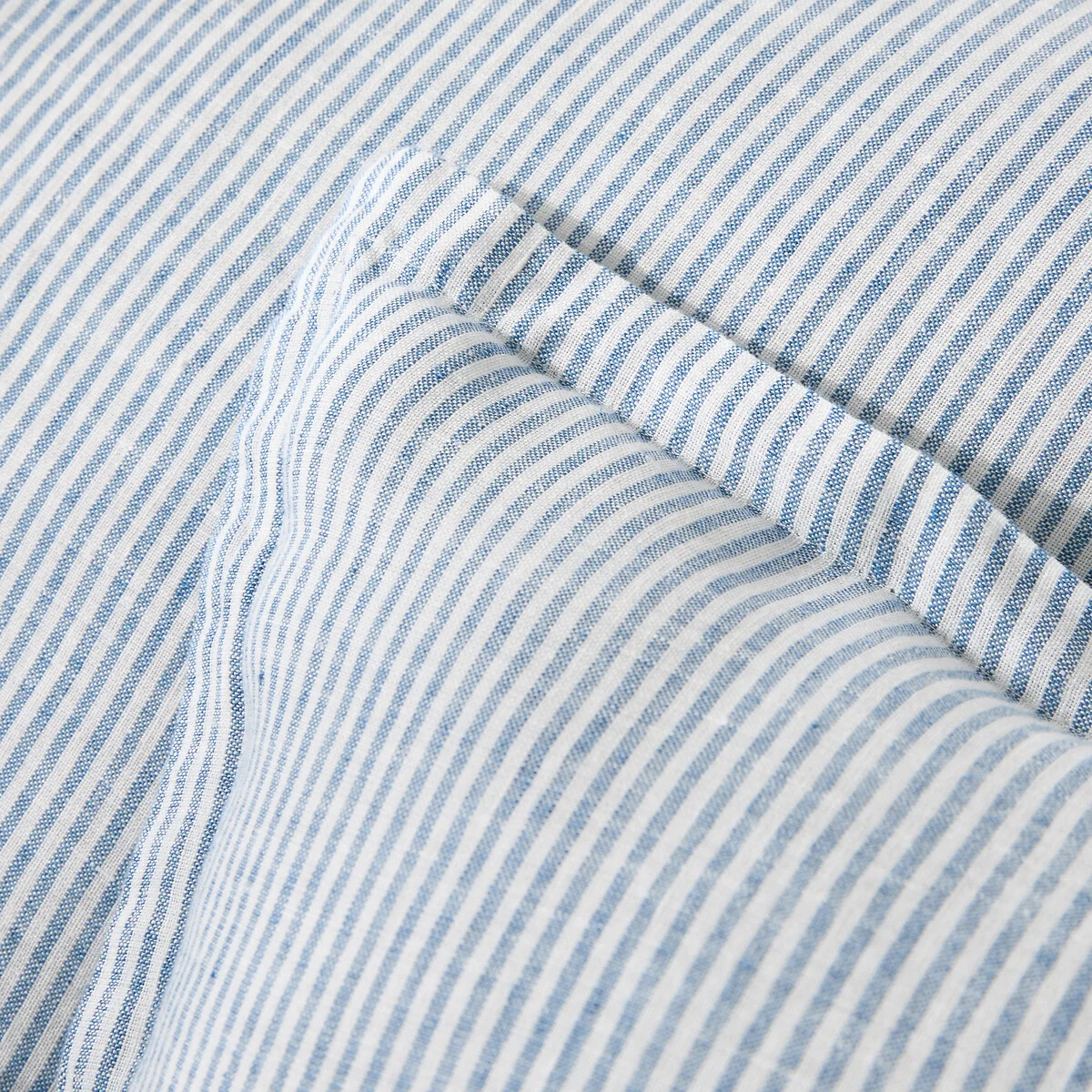 Limona Blue Pillowcase in Washed Linen – image 5