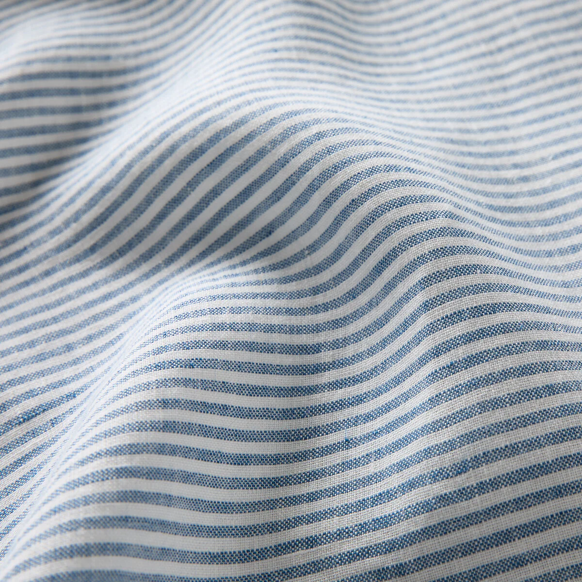 Limona Blue Pillowcase in Washed Linen – image 6