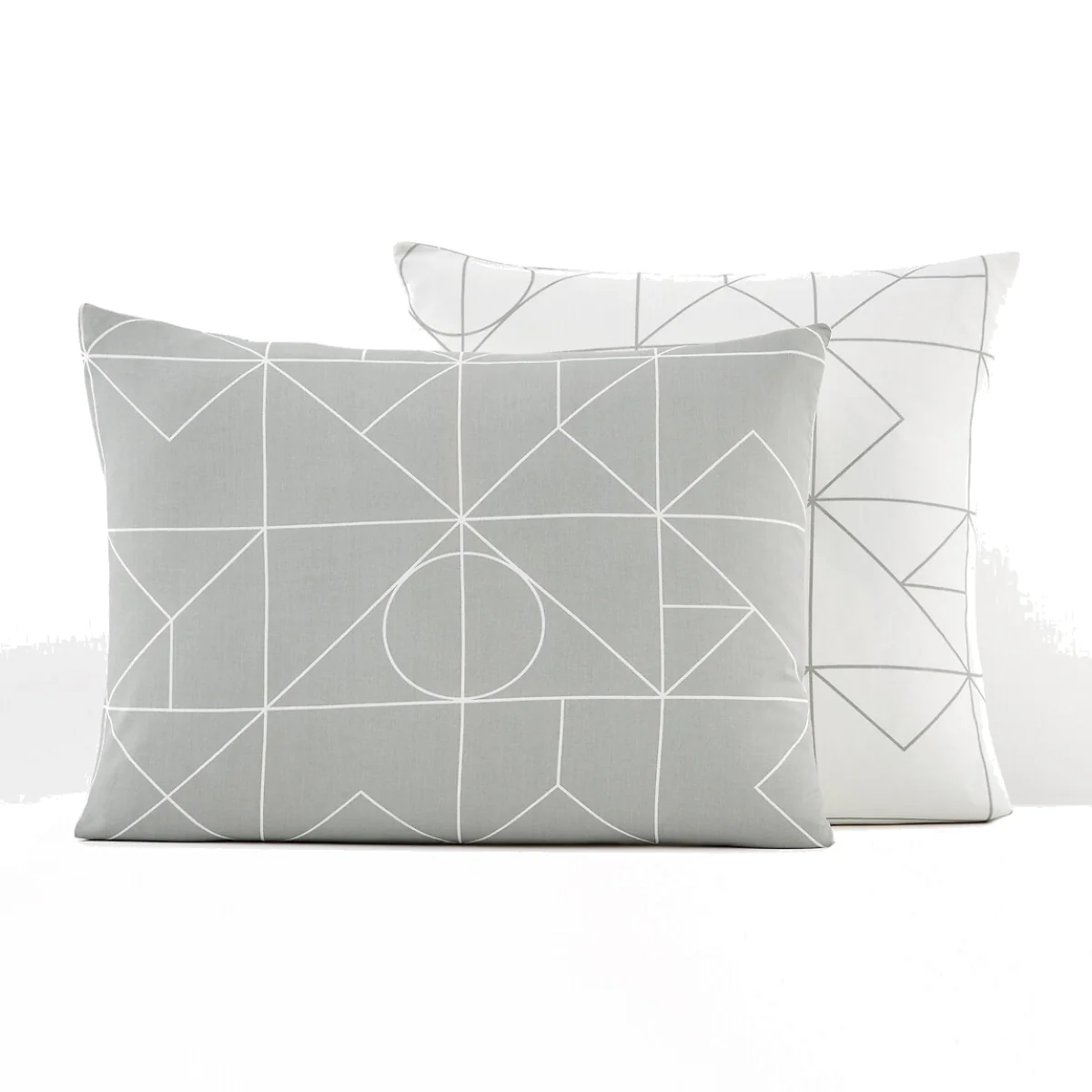 Vidmey Geometric 100% Cotton Pillowcase – image 1