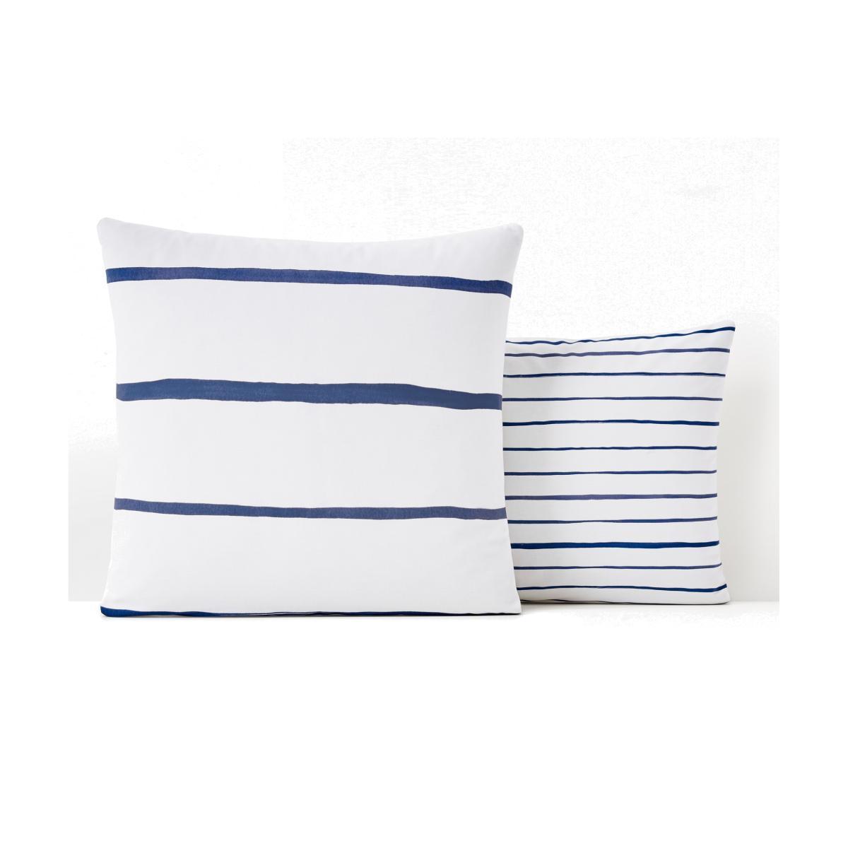 Glenans Striped Cotton Pillowcase – image 1