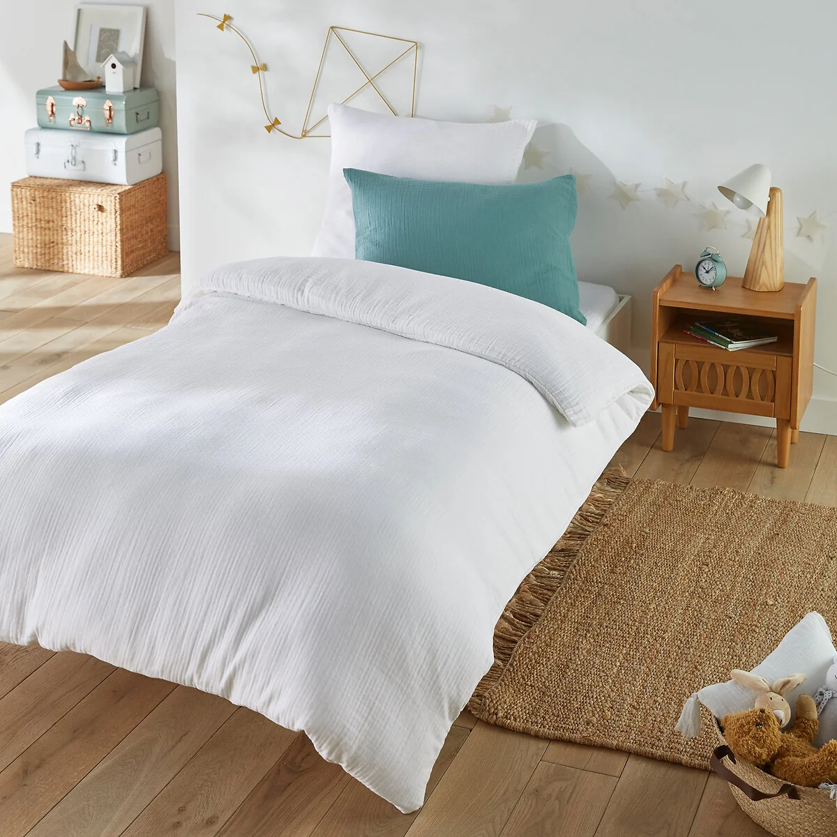 Kumla Plain 100% Cotton Muslin Pillowcase – image 3