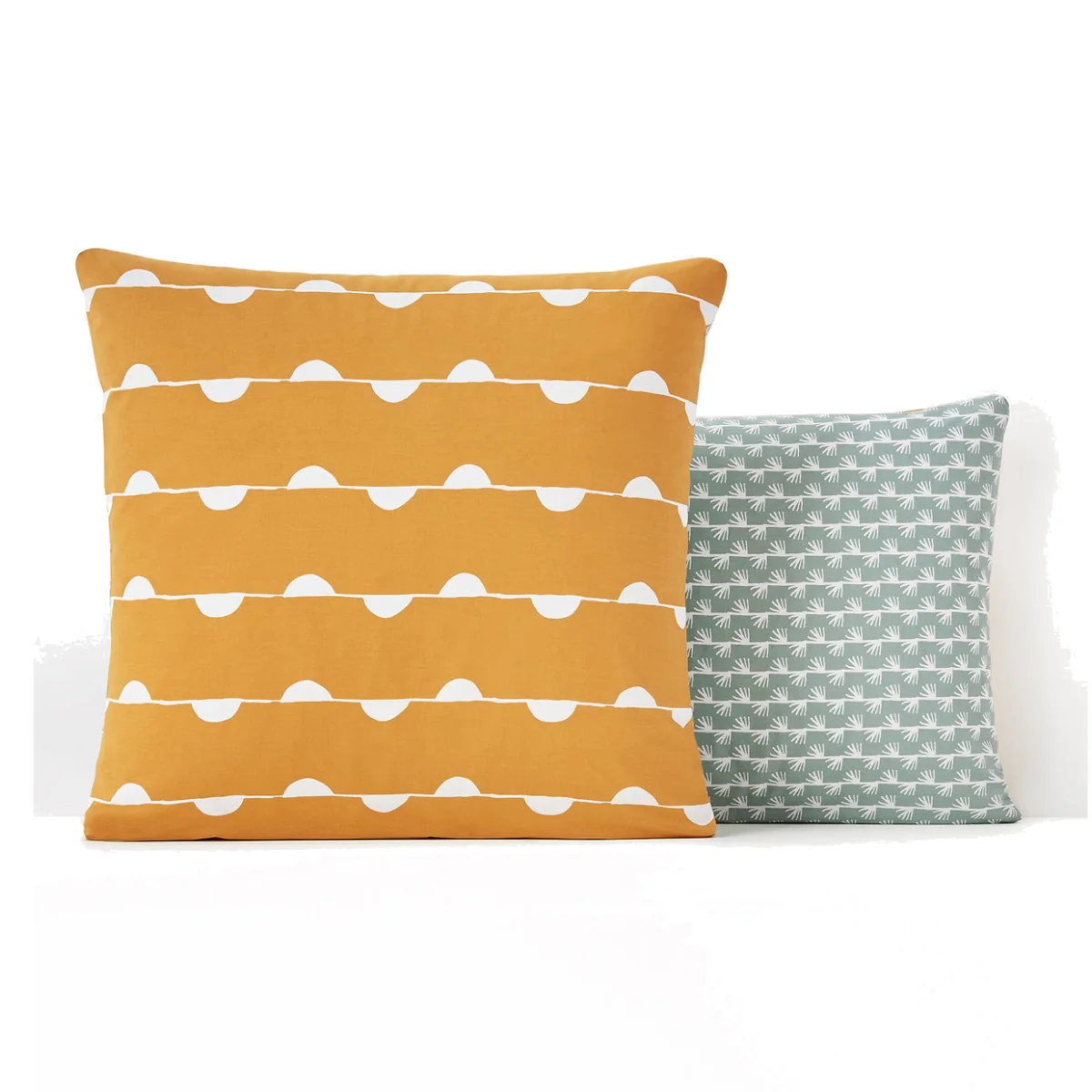 Irun Geometric Cotton Pillowcase – image 1