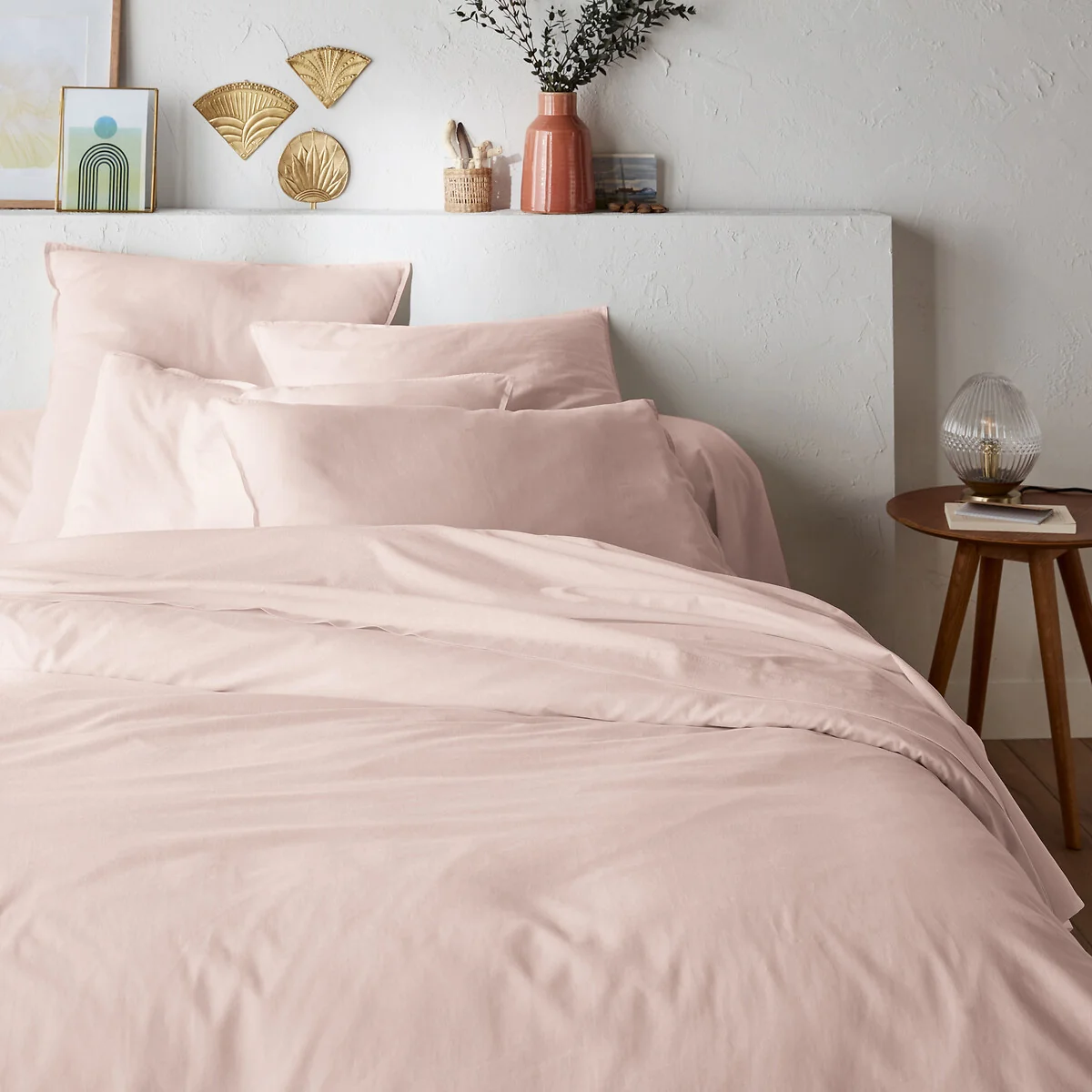 Scenario Plain 100% Washed Cotton Pillowcase – image 3