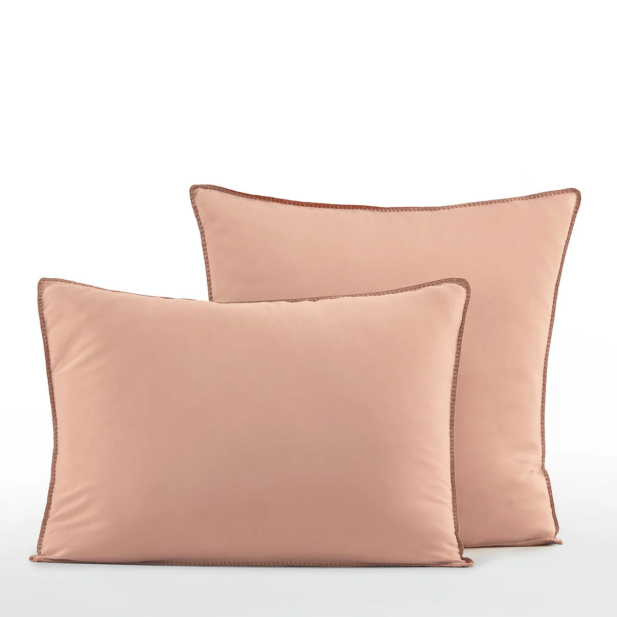 Satina Embroidered Organic Cotton Satin Lyocell 300 Thread Count Pillowcase – image 1