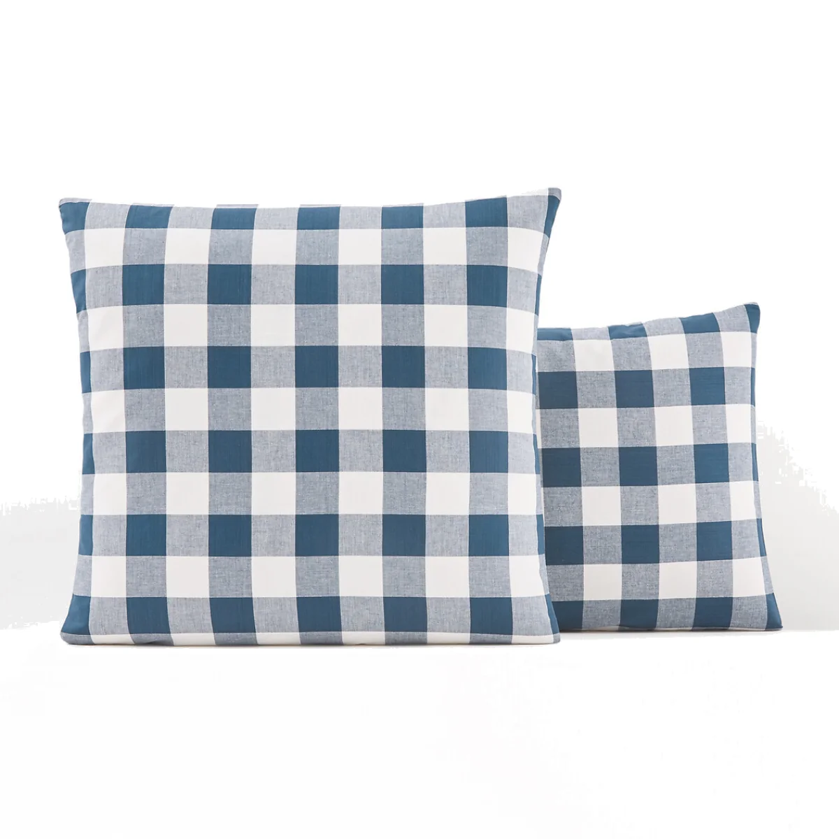 Aveiro Checked Gingham 100% Cotton Pillowcase – image 1