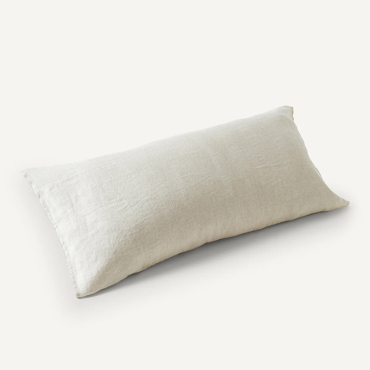 Elina 100% Washed Linen Bolster Pillowcase – image 2
