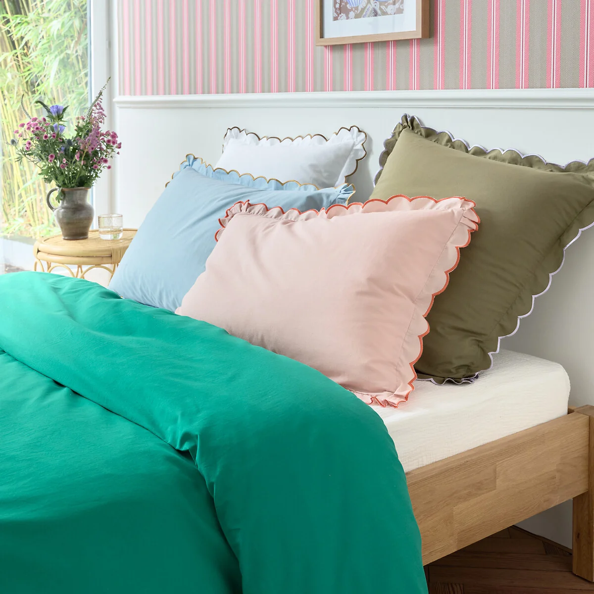 Scenario Pillowcase in Plain Washed Cotton – image 2