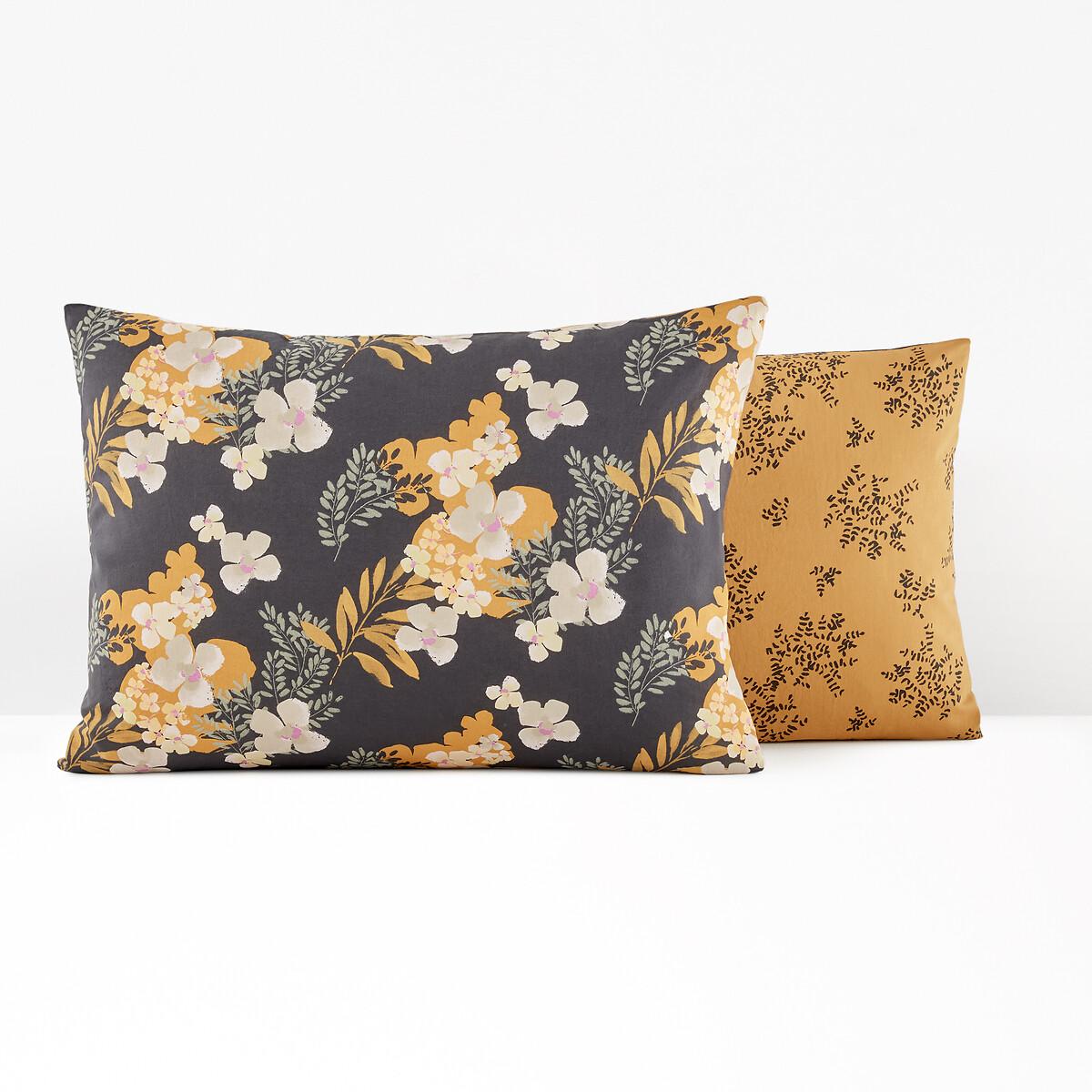 Shabby Floral 100% Washed Cotton Pillowcase – image 3