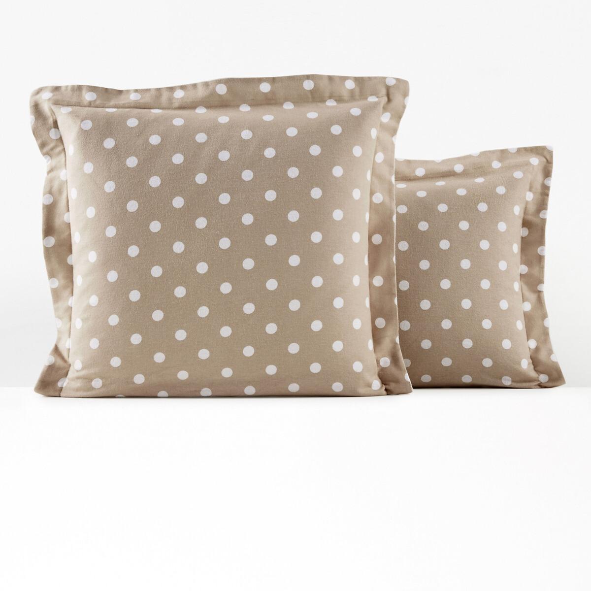 Clarisse Flannel Pillowcase in Polka Dot Print – image 2