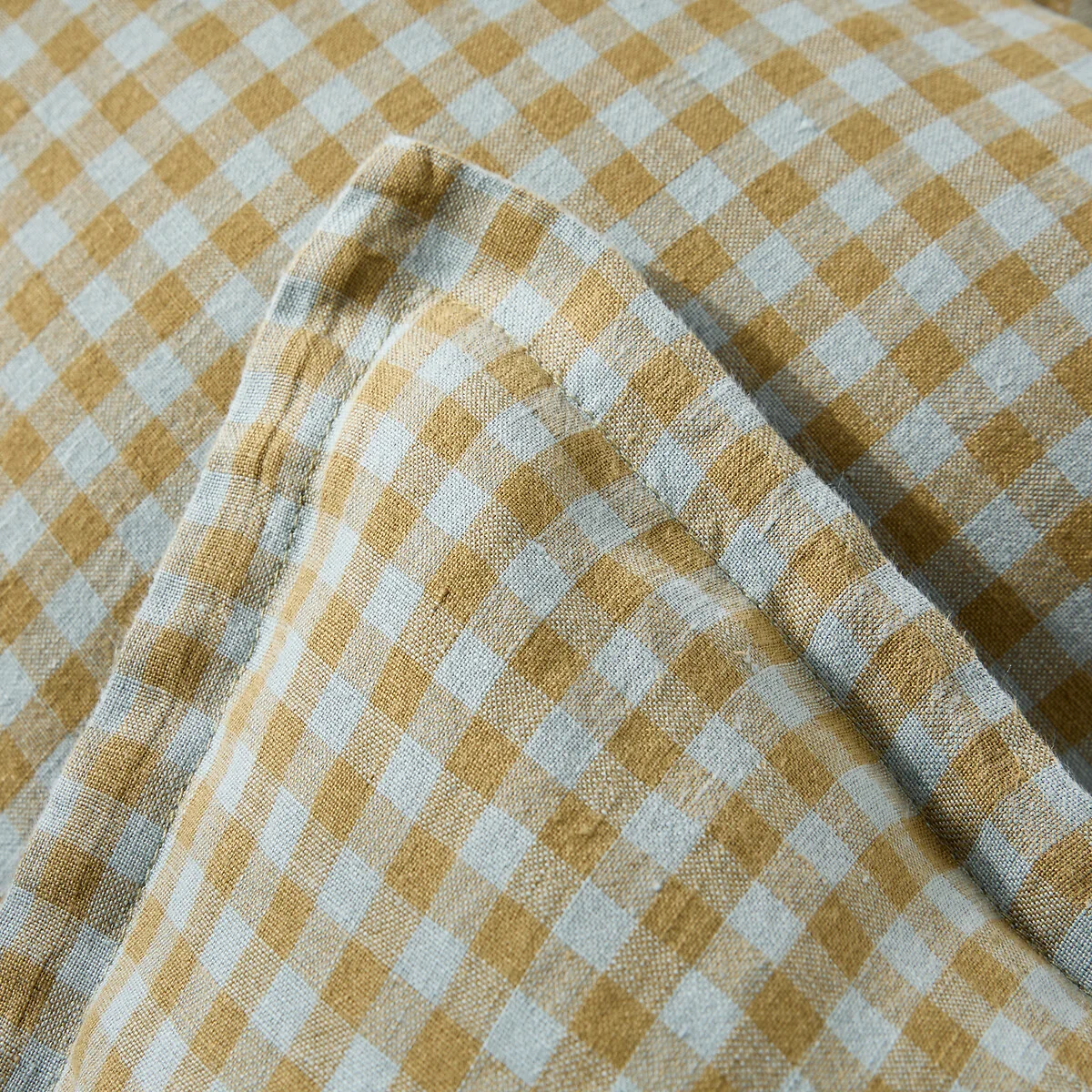 Acélie Olive/Opaline Washed Linen Pillowcase – image 4