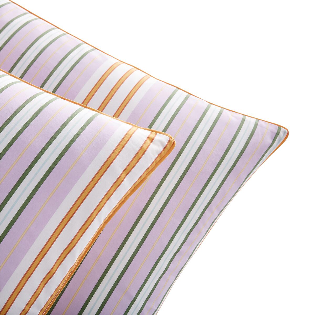 Ida Striped 100% Cotton Percale 200 Thread Count Pillowcase – image 2