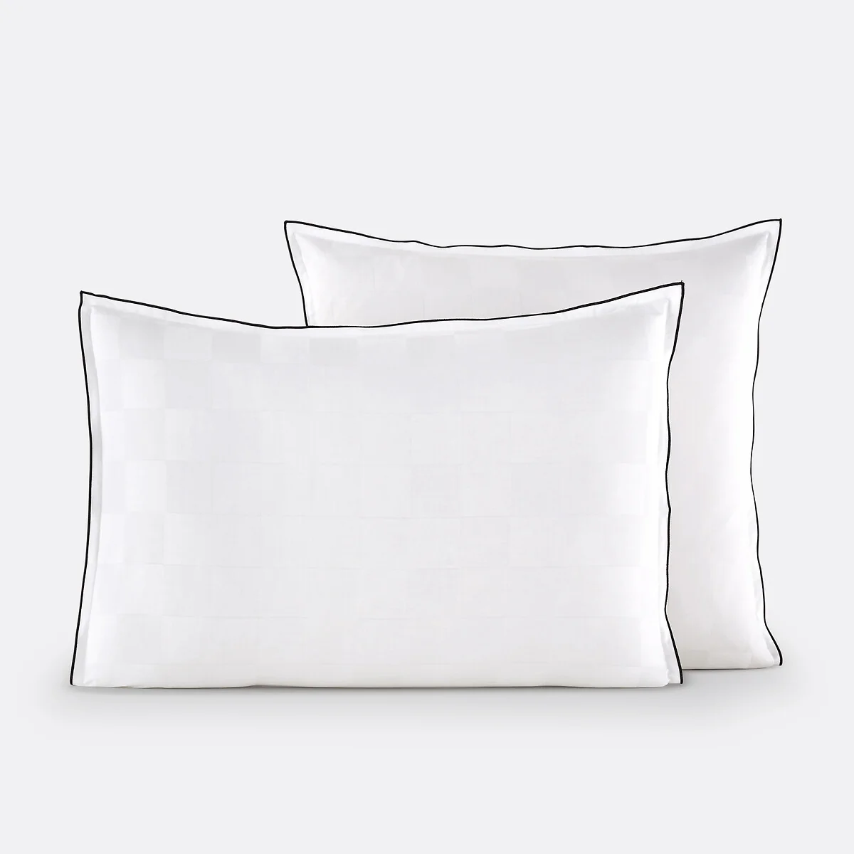 Victor Checkerboard 100% Washed Cotton Satin 300 Thread Count Pillowcase – image 2