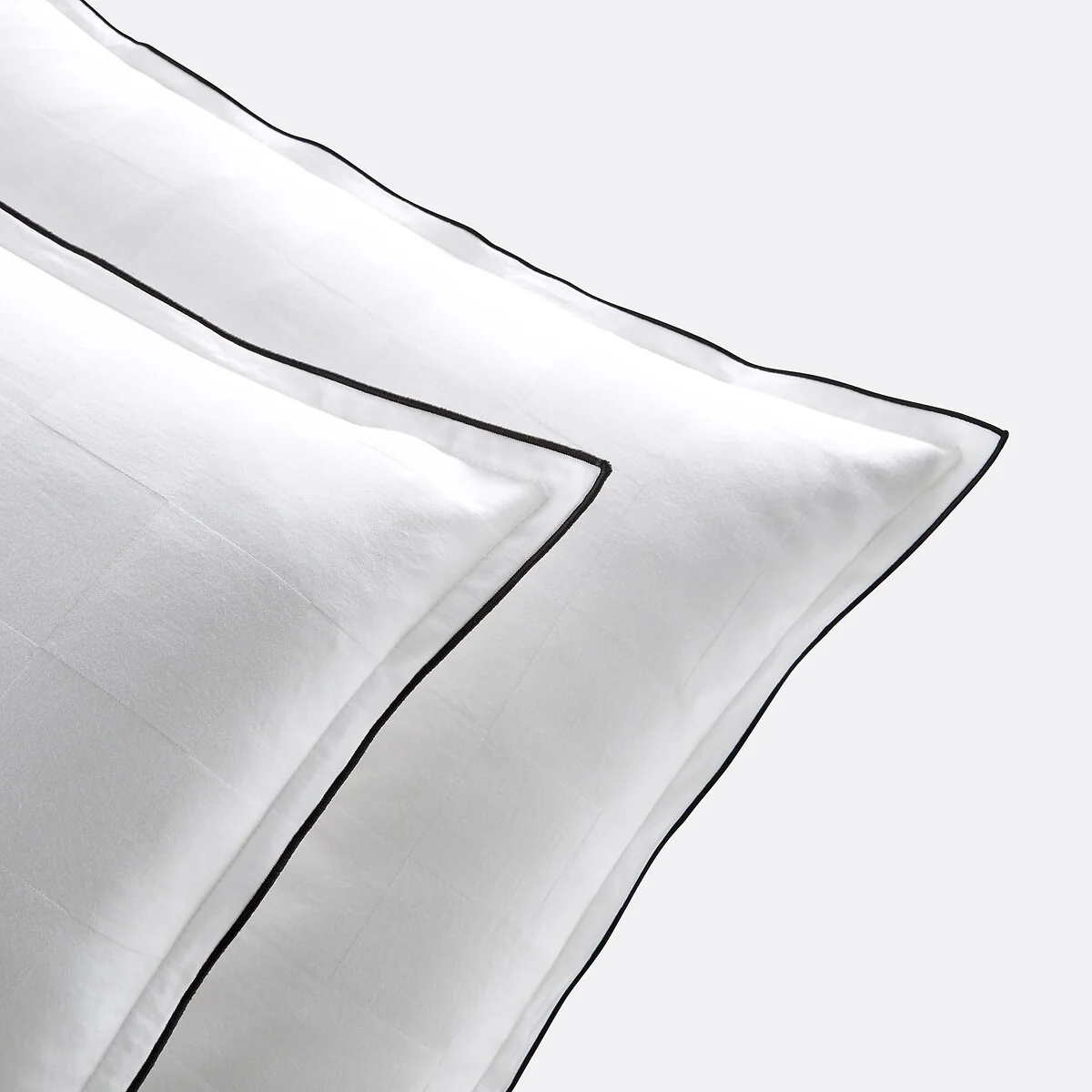 Victor Checkerboard 100% Washed Cotton Satin 300 Thread Count Pillowcase – image 3