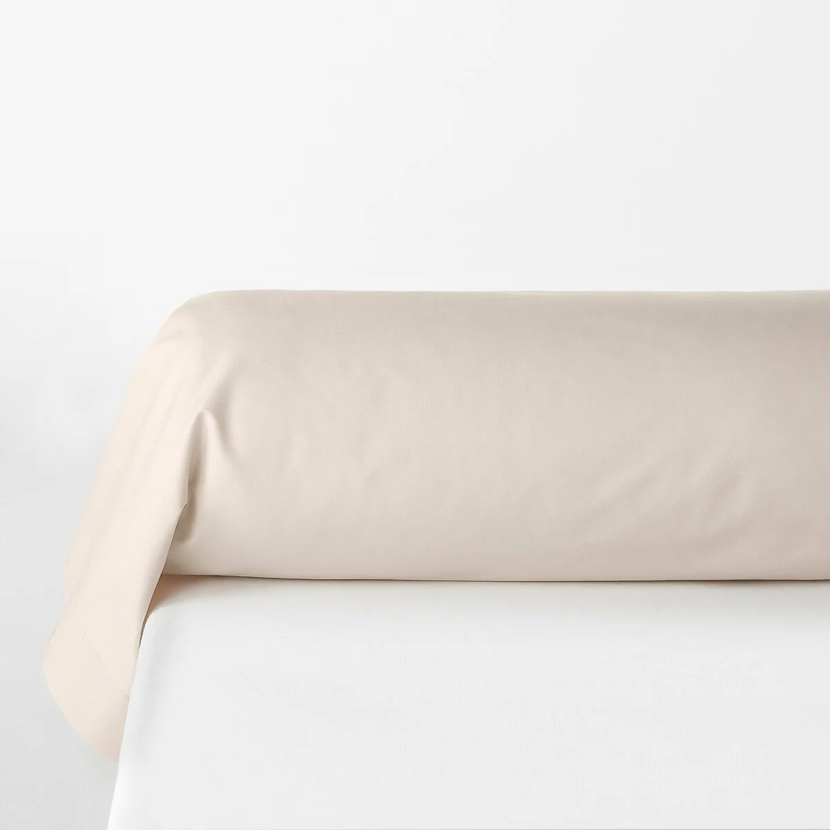 Scenario Plain Polycotton Bolster Pillowcase – image 1