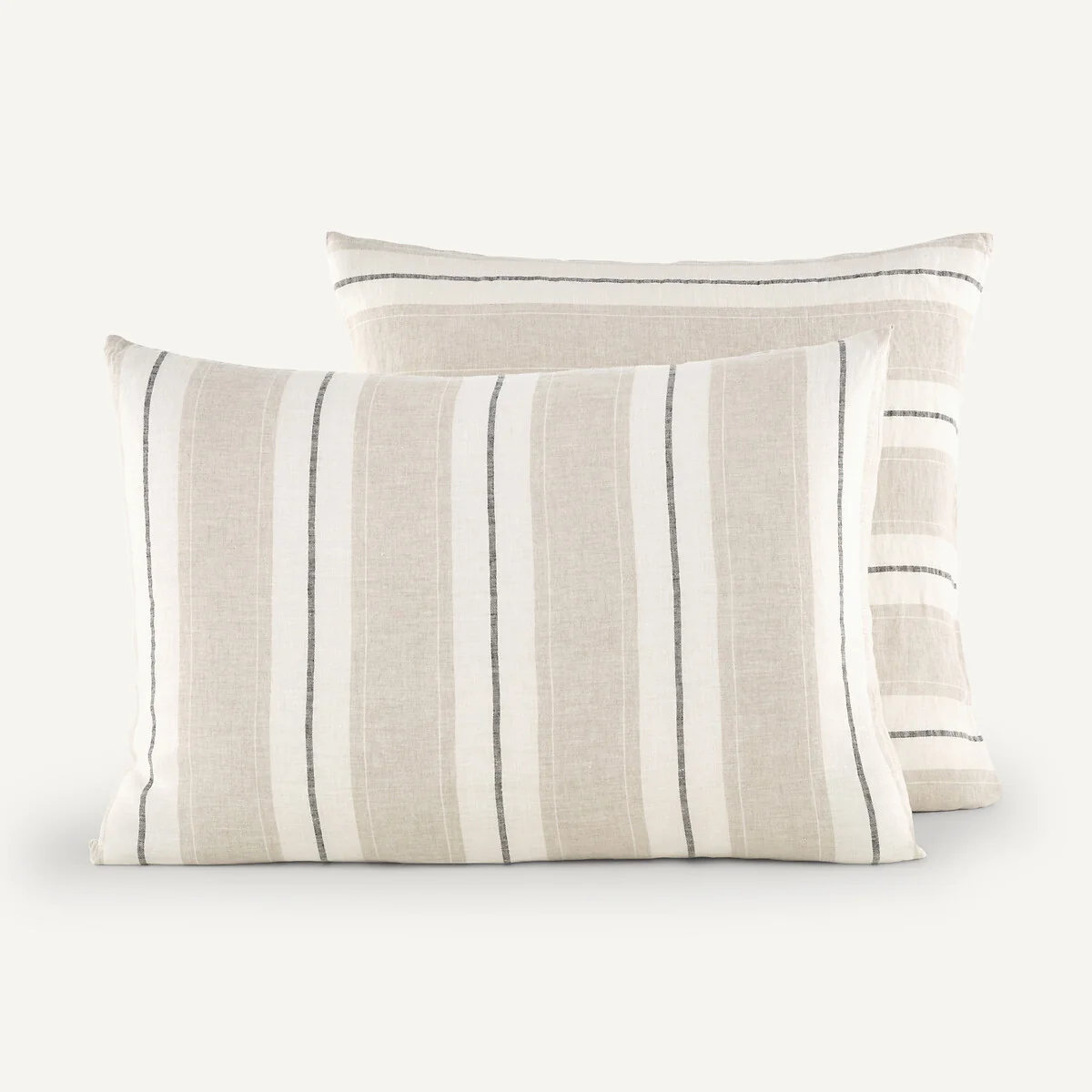 Makoun Striped 100% Washed Linen Pillowcase – image 2