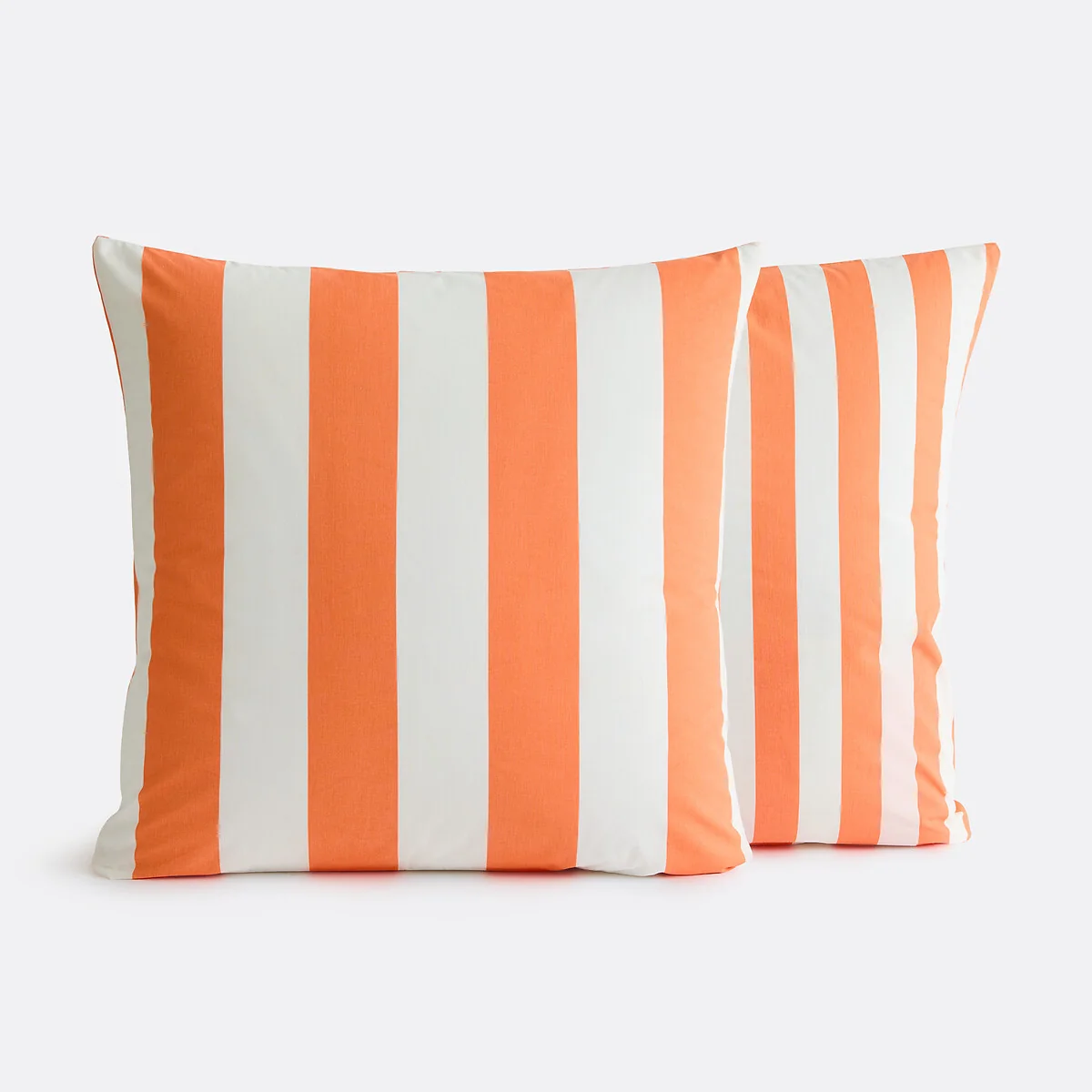 Hendaye Orange Striped Cotton Pillowcase – image 5