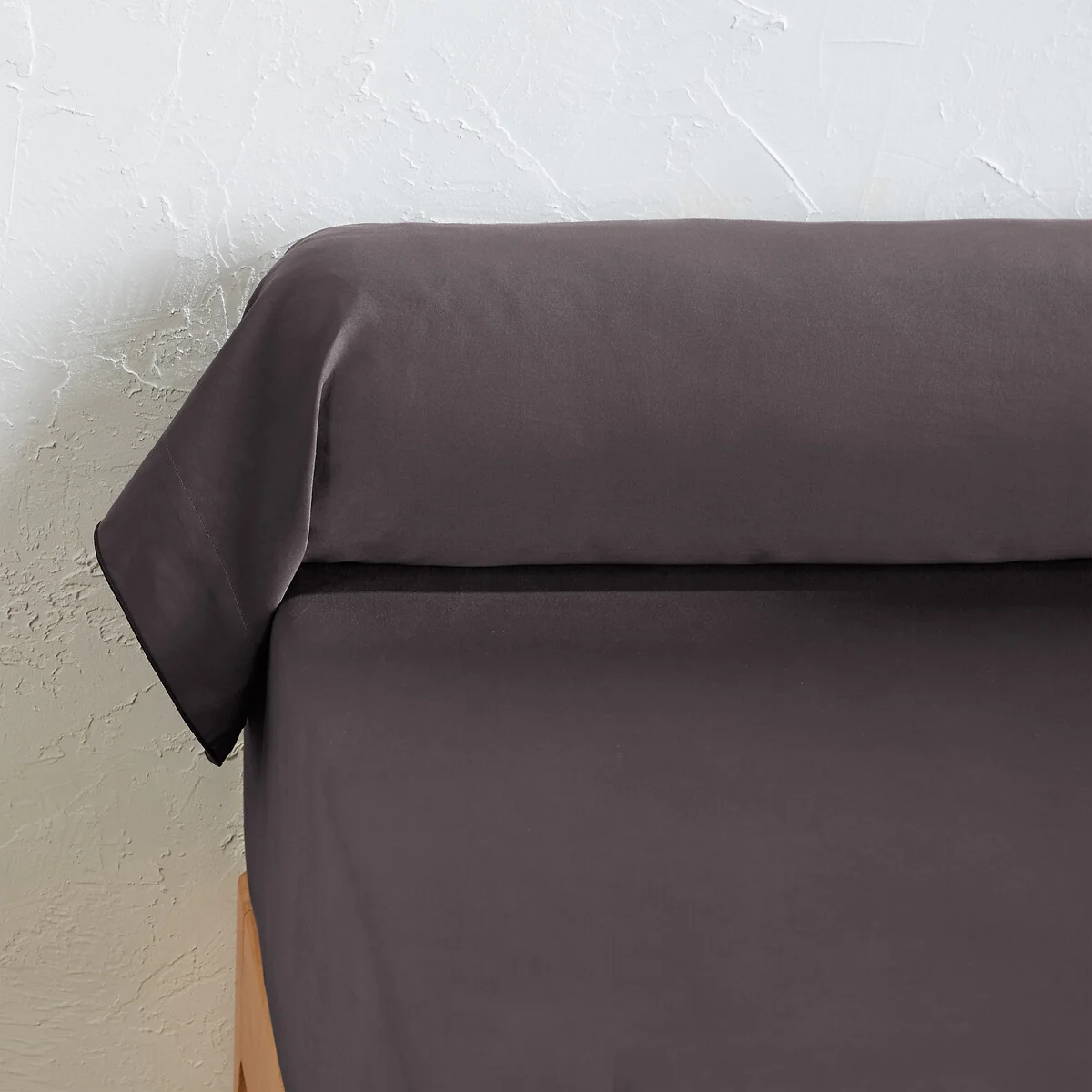 Victor Plain Washed Cotton Satin 300 Thread Count Bolster Pillowcase – image 1