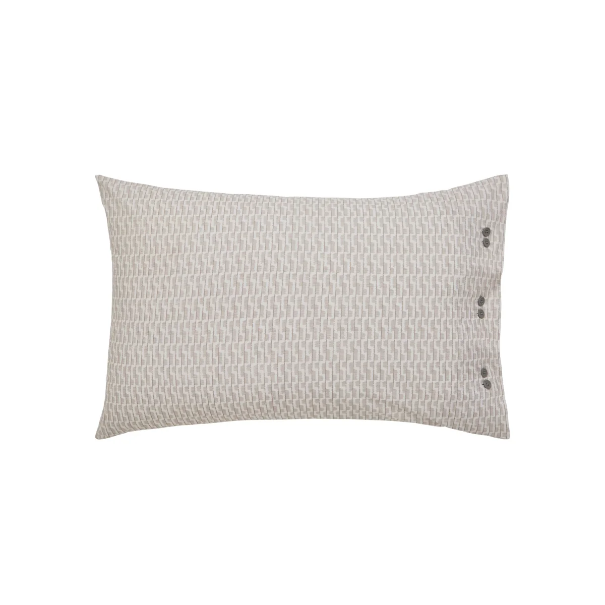 Bedeck of Belfast 2 Pack Pure Cotton Albany Pillow Cases Beige Mix – image 2