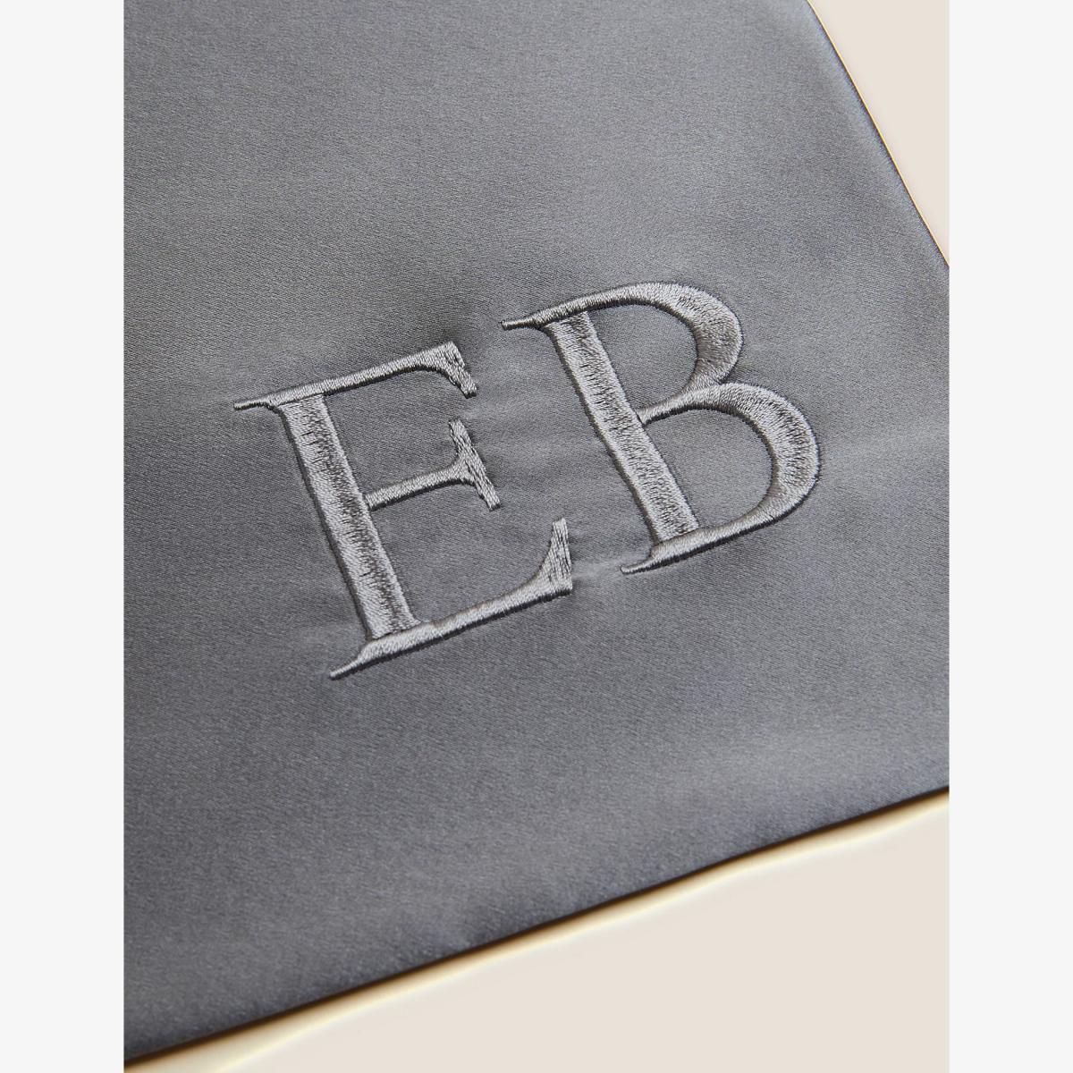M&S Personalised Pure Silk Pillowcase - Iris, Iris – image 1